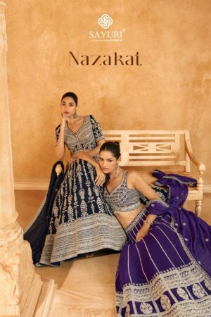SAYURI DESIGNER NAZAKAT REAL GEORGETTE LEHANGA WHOLESALER IN SURAT 3.jpg