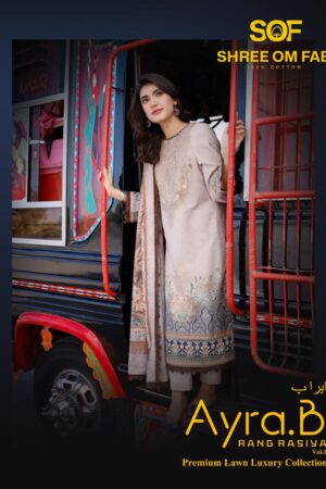 SHREE OM FAB AYRA B RANG RASIYA VOL 2 LAWN COLLECTION SUITS SUPPLIER IN SURAT 1.jpg