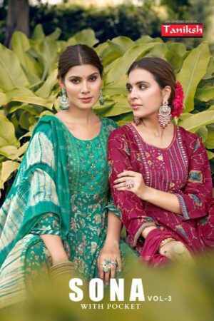 TANIKSH SONA VOL 3 RAYON EMBROIDERY KURTI WHOLESALER IN SURAT 1.jpg