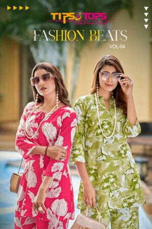 TIPS TOPS FASHION BEATS VOL 4 RAYON CO ORD SET SUPPLIER IN SURAT 1.jpg
