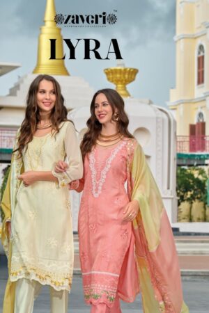 ZAVERI LYRA SOFT ORGANZA READYMADE KURTI WHOLESALER IN SURAT 2.jpg