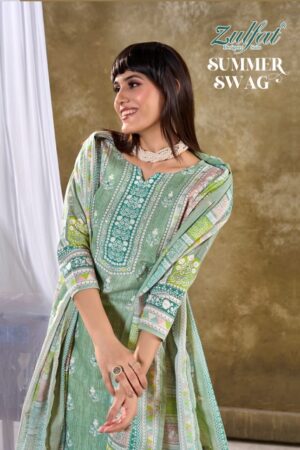 ZULFAT SUMMER SWAG COTTON PRINT SALWAR KMAEEZ WHOLESALER IN SURAT 1.jpg