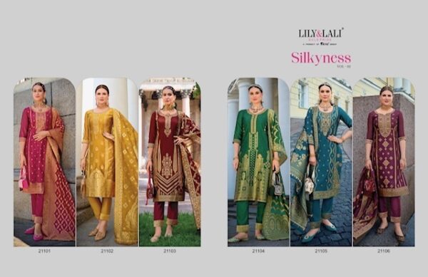 thumbs LILY LALI SILKYNESS VOL 2 JACQUARD READYMADE KURTI SUPPLIER IN SURAT 18.jpg