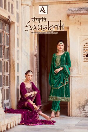 ALOK SUIT SANSKRITI VELVET EMBROIDERY SALWAR KAMEEZ WHOLESALER IN SURAT 9.jpg