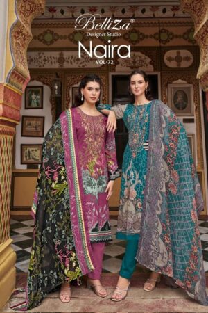 BELLIZA NAIRA VOL 72 COTTON PRINTED SALWAR SUITS SUPPLIER IN SURAT 12.jpg