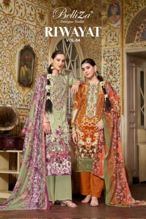 BELLIZA RIWAYAT VOL 4 VISCOSE PRINTED SALWAR KAMEEZ SUPPLIER IN SURAT 7.jpg