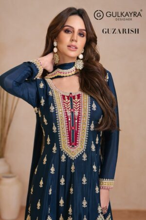 GULKAYRA DESIGNER GUZARISH REAL CHINON FANCY SUITS SUPPLIER IN SURAT 6.jpg