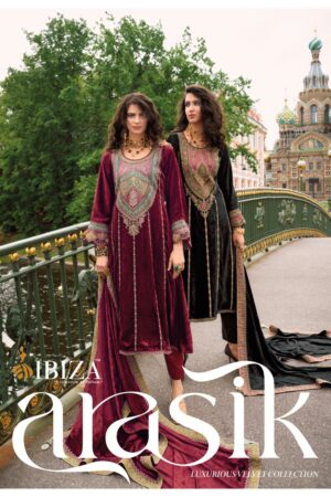 IBIZA ARASIK PREMIUM VELVET EMBROIDERY SALWAR SUIT SUPPLIER IN SURAT 1.jpg