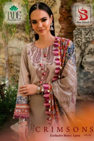 JADE CRIMSONS VOL 9 COTTON PAKISTANI SALWAR SUIT WHOLESALER IN SURAT 13.jpg