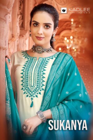 KADLEE SUKANYA RAYON EMBROIDERY READYMADE KURTI WHOLESALER IN SURAT 1.jpg