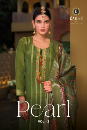 KAILEE FASHION PEARL ZARI SILK READYMADE KURTI WHOLESALER IN SURAT 1.jpg