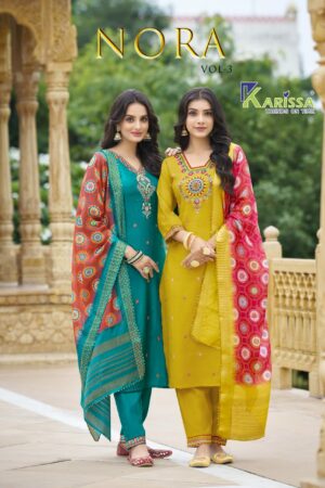 KARISSA NORA VOL 3 VISCOSE EMBROIDERY READYMADE KURTI WHOLESALER IN SURAT 4 scaled.jpg