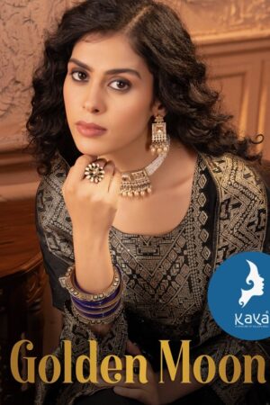 KAYA KURTI GOLDEN MOON CHANDERI HANDWORK RAEDYMADE KURTI SUPPLIER IN SURAT 3.jpg