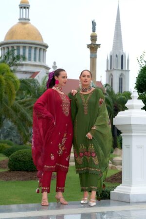 LADY LEELA RIWAYAT VOL 2 VISCOSE SILK EMBROIDERY KURTI SUPPLIER IN SURAT 3.jpg