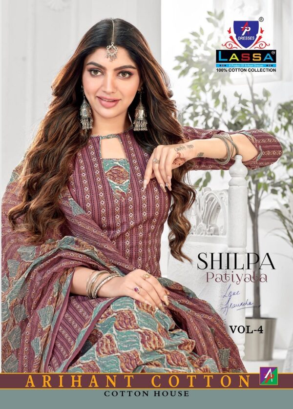 LASSA SHILPA PATIYALA VOL 4 COTTON SALWAR SUIT WHOLESALER IN SURAT 12.jpg
