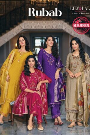 LILY LALI RUBAB VISCOSE SILK EMBROIDERY KURTI WHOLEASLER IN SURAT 2.jpg