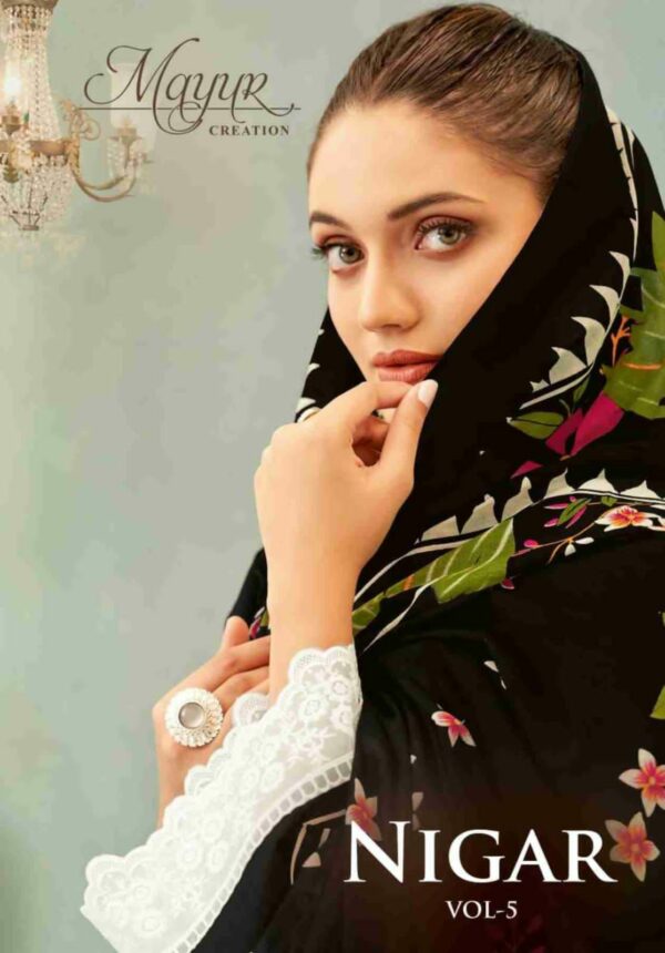 MAYUR CREATION NIGAR VOL 5 COTTON KARACHI STYLE SUITS SUPPLIER IN SURAT 5.jpg