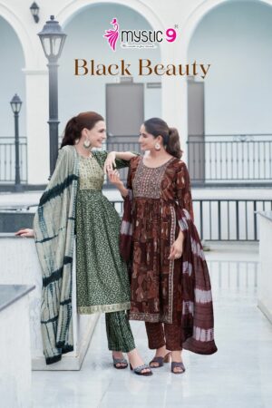 MYSTIC 9 BLACK BEAUTY VOL 2 RAYON NYRA CUT KURTI SUPPLIER IN SURAT 1.jpg