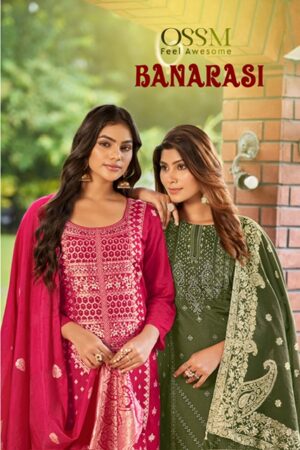 OSSM BANARASI VISCOSE SILK READYMADE KURTI DISTRIBUTOR IN SURAT 8.jpg