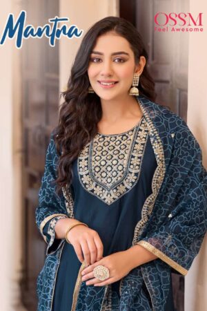 OSSM MANTRA VISCOSE ROMAN SILK READYMADE KURTI WHOLESALER IN SURAT 8.jpg