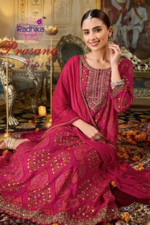 RADHIKA LIFESTYLE PRASANG VOL 1 RAYON EMBROIDERY KURTI SUPPLIER IN SURAT 10.jpg