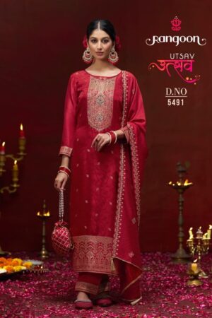 RANGOON UTSAV PURE DOLA DESIGNER READYMADE KURTI SUPPLIER IN SURAT 1.jpg