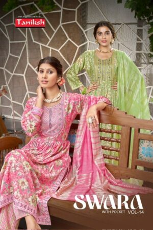 TANIKSH SWARA VOL 14 RAYON EMBROIDERY KURTI DISTRIBUTOR IN SURAT 11.jpg