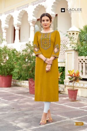 thumbs KADLEE AAISHA RAYON EMBROIDERY KURTI WHOLESALER IN SURAT 2.jpg