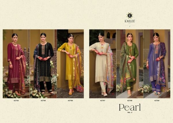 thumbs KAILEE FASHION PEARL ZARI SILK READYMADE KURTI WHOLESALER IN SURAT 5.jpg