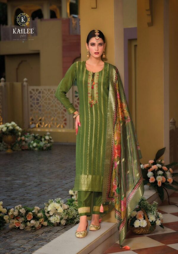 thumbs KAILEE FASHION PEARL ZARI SILK READYMADE KURTI WHOLESALER IN SURAT 7.jpg