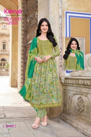 thumbs KAVYA ZEENAT VOL 20 EMBROIDERY NYRA CUT READYMADE KURTI SUPPLIER IN SURAT 6.jpg