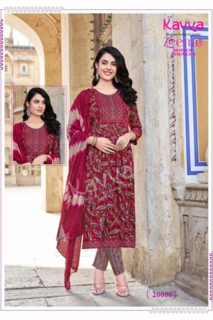thumbs KAVYA ZEENAT VOL 20 EMBROIDERY NYRA CUT READYMADE KURTI SUPPLIER IN SURAT 7.jpg