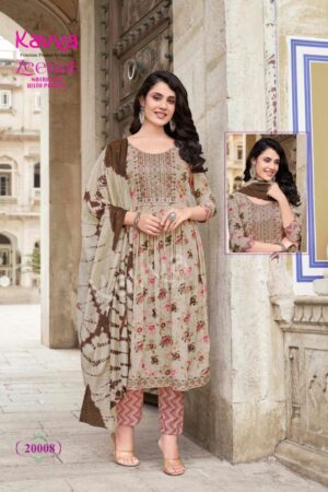 thumbs KAVYA ZEENAT VOL 20 EMBROIDERY NYRA CUT READYMADE KURTI SUPPLIER IN SURAT 9.jpg