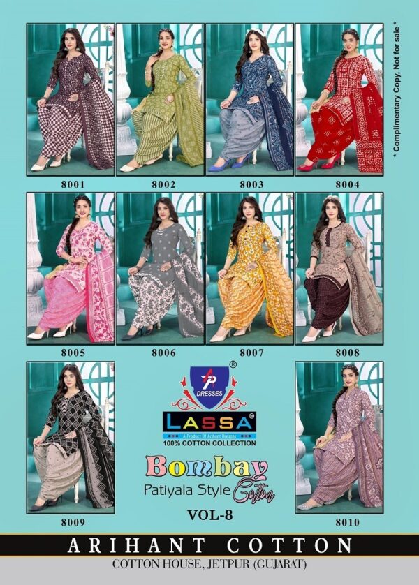 thumbs LASSA BOMBAY PATIYALA STYLE VOL 8 COTTON SALWAR KAMEEZ WHOLESALER IN SURAT 12.jpg