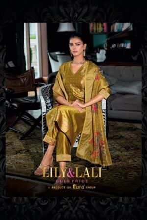 thumbs LILY LALI FARIDAN BANARASI SILK KURTI CATALOGUE WHOLESALER IN SURAT 21.jpg
