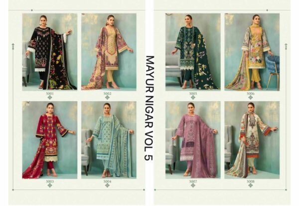 thumbs MAYUR CREATION NIGAR VOL 5 COTTON KARACHI STYLE SUITS SUPPLIER IN SURAT 6.jpg