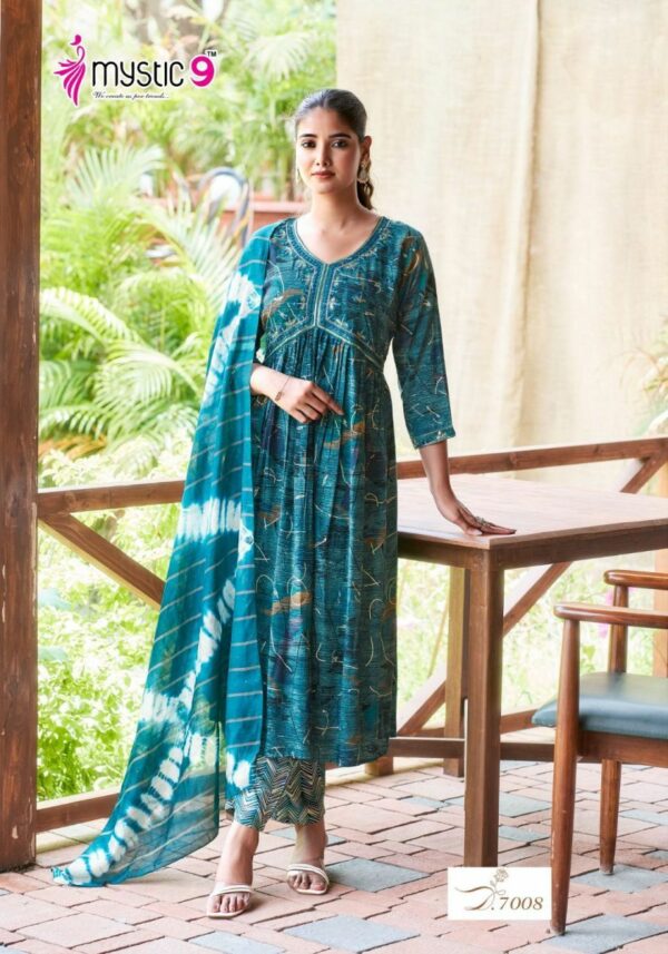 thumbs MYSTIC 9 POOJA VOL 7 RAYON READYMADE KURTI WHOLESALER IN SURAT 6.jpg