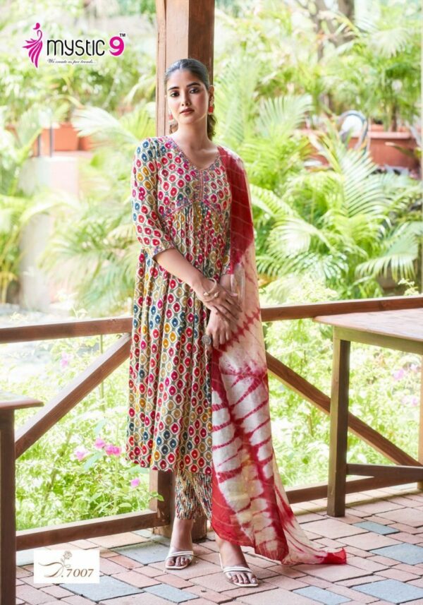 thumbs MYSTIC 9 POOJA VOL 7 RAYON READYMADE KURTI WHOLESALER IN SURAT 8.jpg