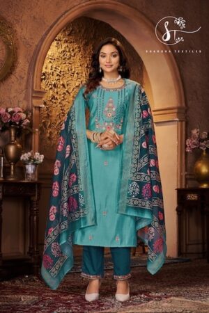 thumbs SHARDA TEXTILES ARZOO SILK EMBROIDERY READYMADE KURTI SUPPLIER IN SURAT 5.jpg