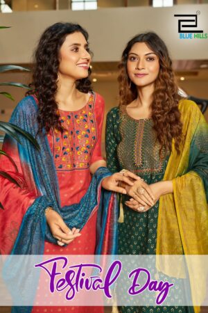 BLUE HILL FESTIVAL DAY RAYON READYMADE KURTI WHOLESALER IN SURAT 9.jpg