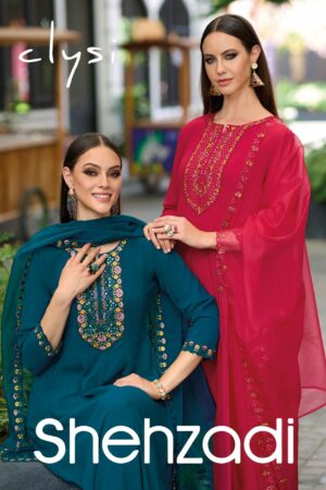 CLYSI SHEHZADI SOFT VISCOSE EMBROIDERY READYMADE KURTI SUPPLIER 8.jpg