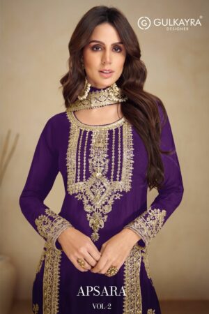 GULKAYRA DESIGNER APSARA VOL 2 DESIGNER CHINNON SUITS 10.jpg