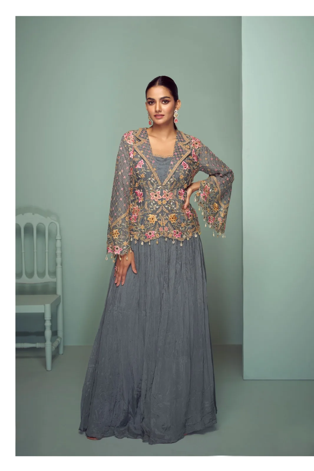 GULKAYRA DESIGNER CROWN DESIGNER CHINNON DRESS 2.jpg