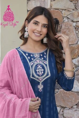 KAJAL STYLE MINTRA VOL 2 RAYON READYMADE KURTI WHOLESALER IN SURAT 6.jpg