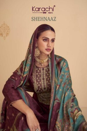 KESAR KARACHI SHEHNAAZ SILK PRINTED SALWAR KAMEEZ WHOLESALER 1.jpg