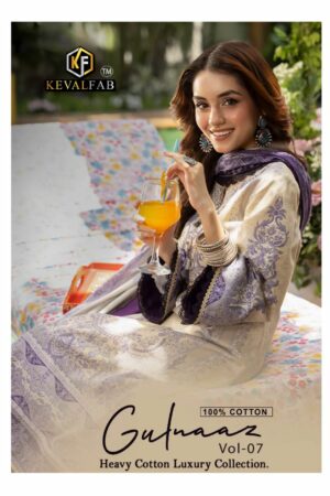 KEVAL FAB GULNAAZ VOL 7 LAWN COTTON SUITS 1.jpg