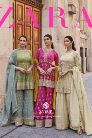 SAYURI DESIGNER ZARA REAL SIMAR EMBROIDERY SUIT WHOLESALER IN SURAT 3.jpg