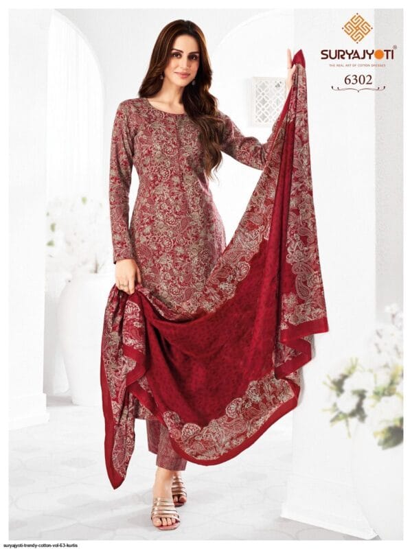 SURYAJYOTI TRENDY COTTON VOL 63 READYMADE KURTIS 3.jpg