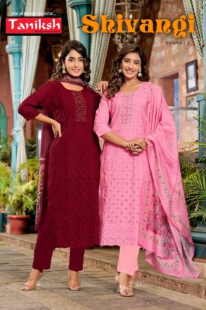 TANIKSH BRAND SHIVANGI VOL 2 MUSLIN READYMADE KURTI SUPPLIER 1.jpg