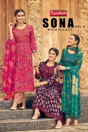 TANIKSH SONA VOL 4 RAYON EMBROIDERY KURTI WHOLESALER IN SURAT 3.jpg